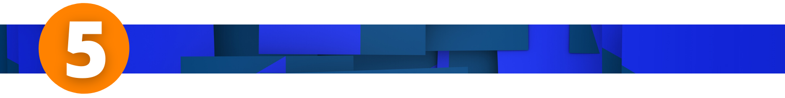 5 with banner